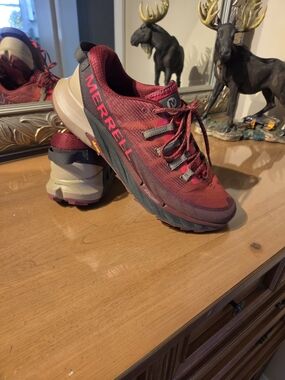 Merrell Burgundy Trail Running Shoe